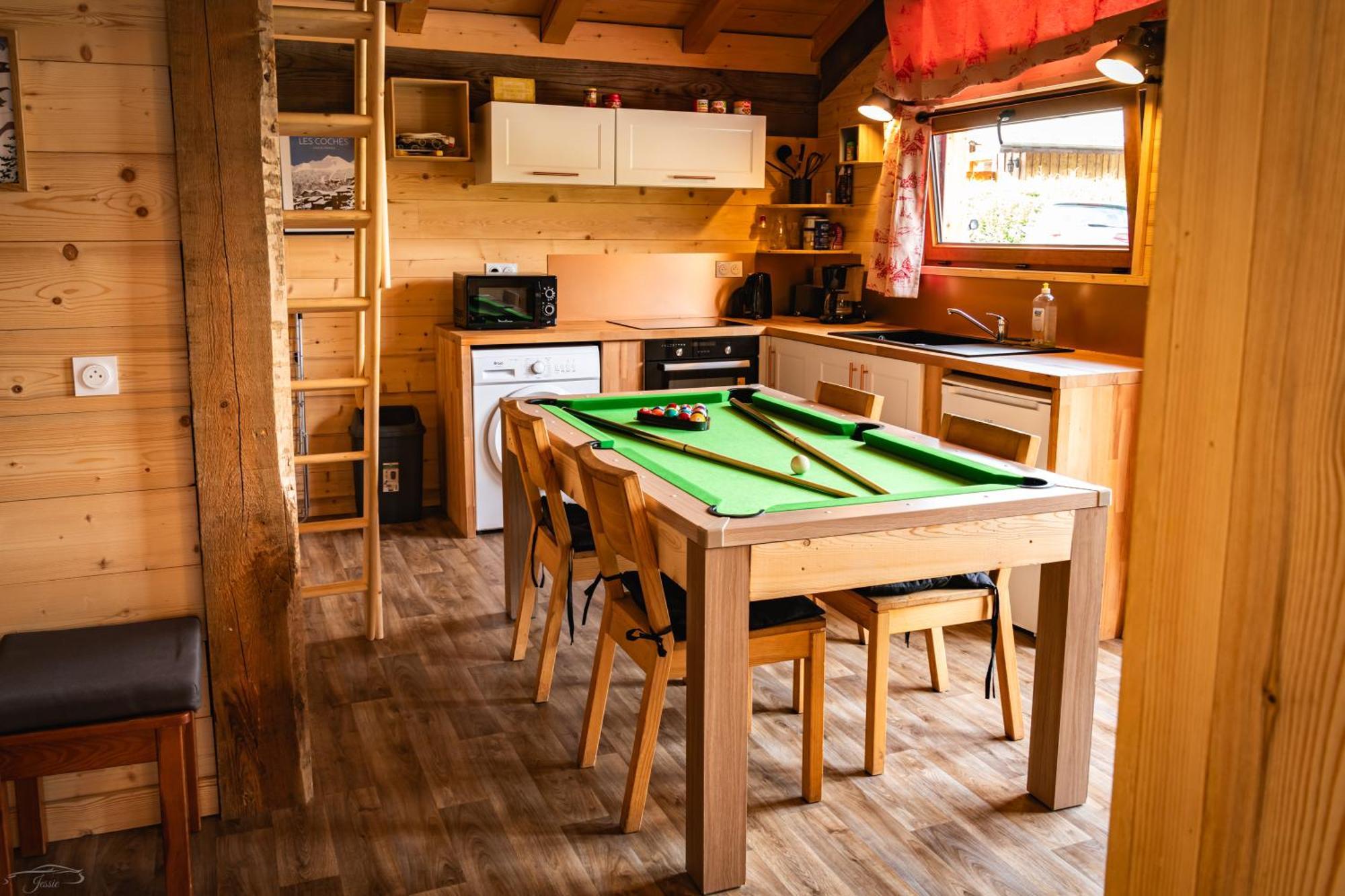 Chalet Balneo Billard La Plagne Savoie Vue Top Exteriör bild